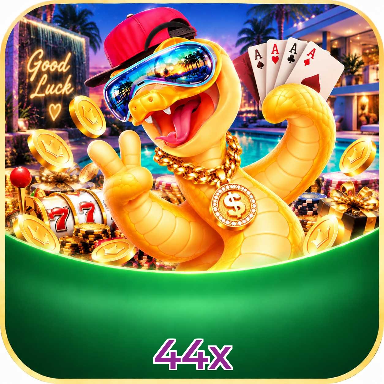 Cassino ao vivo da 44x com dealers reais e mesas HD