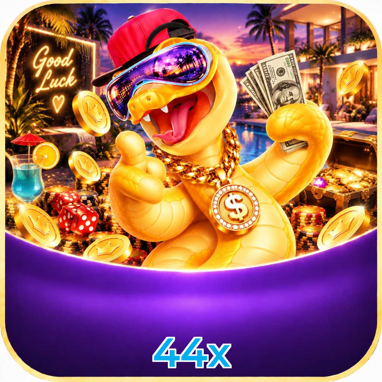 Catálogo de slots da 44x com RTP médio de 96,52%
